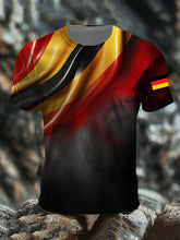 Bedrucktes T-Shirt mit deutscher Flagge für Männer